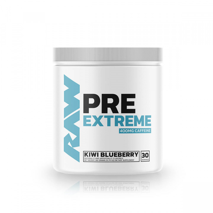 RAW, Pre Extreme PWO Kiwi Blueberry, 360g i gruppen Kosttillskott / Prestationshöjare & PWO hos Sportgymbutiken.se (RAW-G14716-KB)