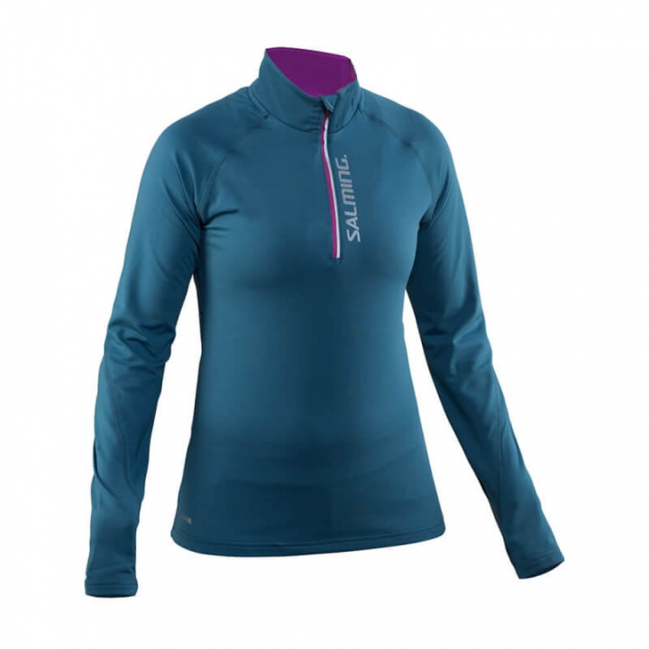 Kolla in Run Halfzip LS Women, storm blue, Salming Sports hos SportGymButiken.se