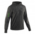 Run Hexagon Hood Men, magnet grey, Salming Sports