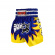 Köp Thai Shorts, yellow/blue, Fighter hos SportGymButiken.se