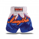 Thai shorts, blå/vit, Fighter