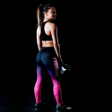 Gazelle Compression Tights, svart/rosa, Fighter