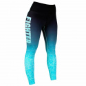 Gazelle Compression Tights, svart/turkos, Fighter