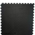 Pusselmatta 100 x 100 x 2.3 cm, svart/grå, Budo-Nord
