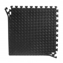 Pusselmatta med kantbitar, 60 x 60 x 2 cm, svart/grå, SBI Fitness