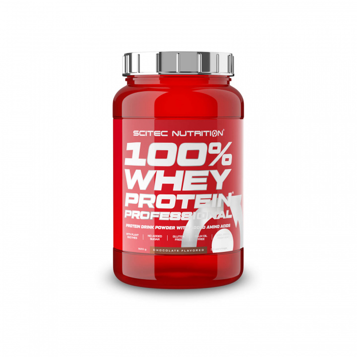 Kolla in 100 % Whey Protein Professional, Scitec Nutrition, 920 g hos SportGymBu