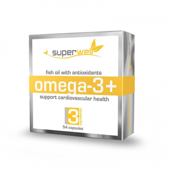 Kolla in Omega-3, 54 kapslar, Superwell hos SportGymButiken.se