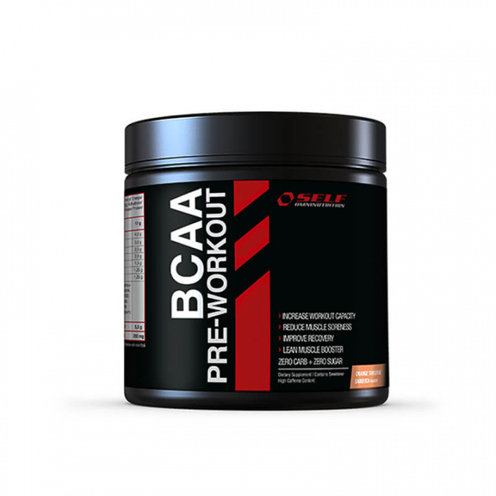 Kolla in BCAA Pre-Workout, 350 g, Self hos SportGymButiken.se