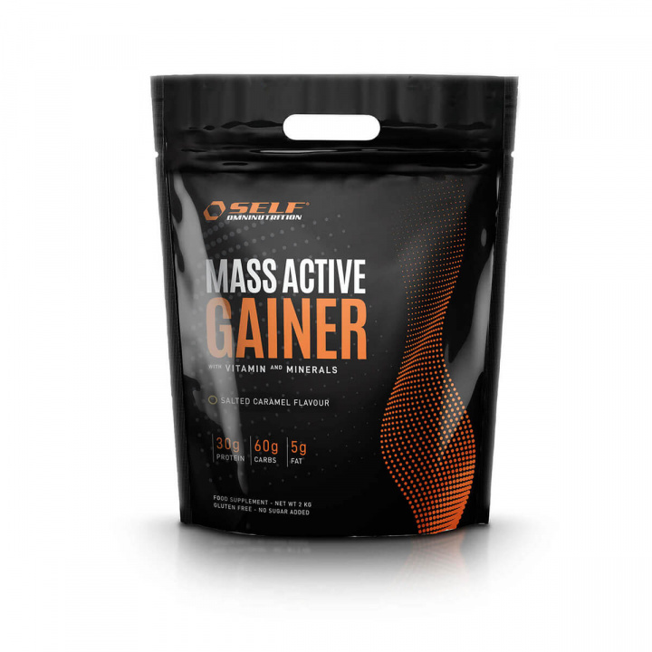 Kolla in Mass Active Gainer, 2 kg, Salted Caramel hos SportGymButiken.se