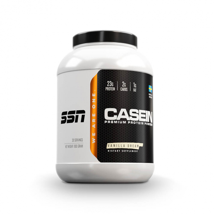 Kolla Casein Protein, 900 g, Vanilla Dream hos SportGymButiken.se
