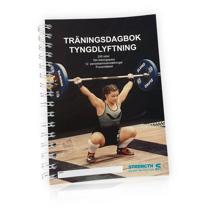 Kolla Träningsdagbok Tyngdlyftning, Strength hos SportGymButiken.se