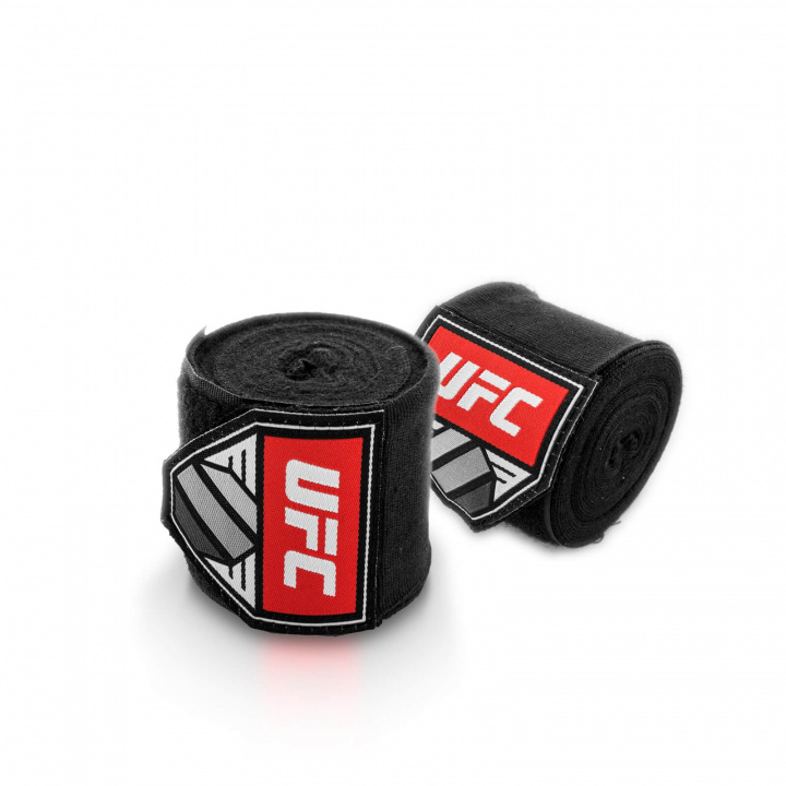 Kolla in Hand Wraps 450 cm, black, UFC hos SportGymButiken.se