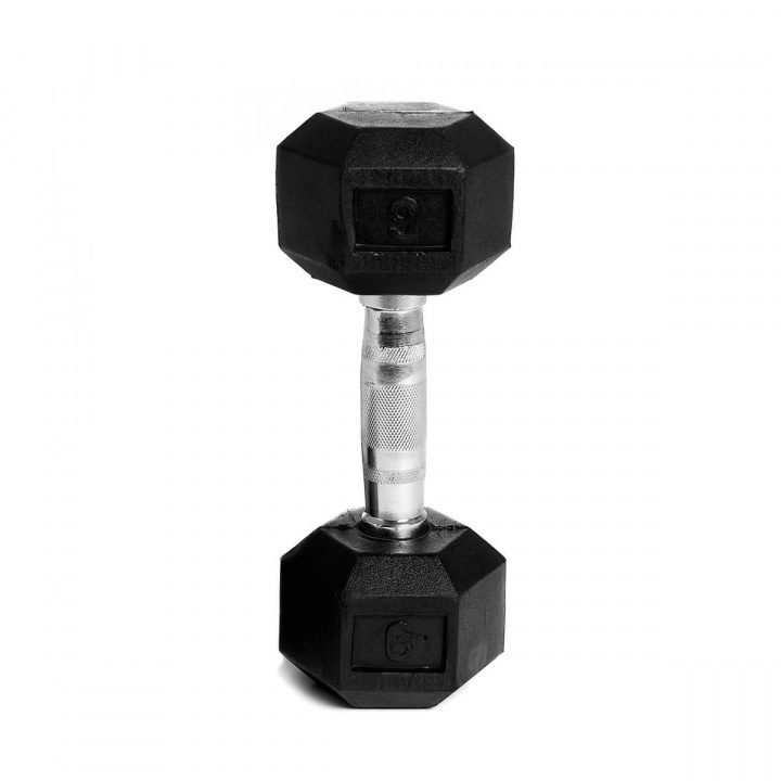 Kolla Hexhantel gummi, 6 kg, Abilica hos SportGymButiken.se