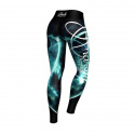 Quantum Leggings, black/turquoise, Anarchy