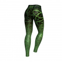 Circuitry Leggings, black/green, Anarchy Apparel