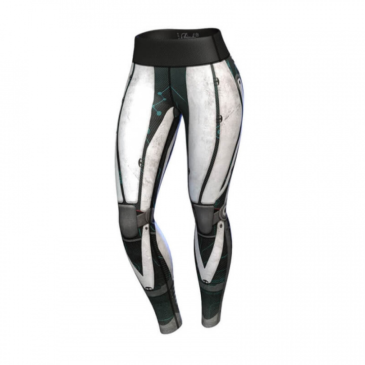 Kolla in Robota Compression Leggings, white/black, Anarchy hos SportGymButiken.s