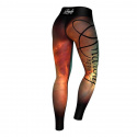 Nebula Leggings, turquoise/orange, Anarchy