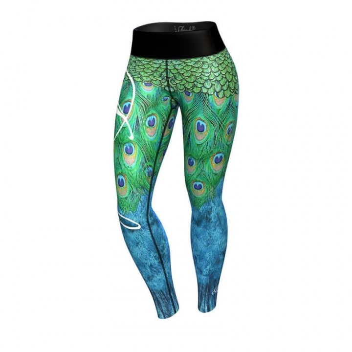 Kolla in Peacock Leggings, green/blue, Anarchy hos SportGymButiken.se