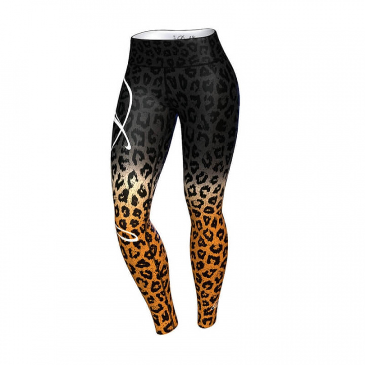 Kolla in Ocelot Leggings, gray/orange, Anarchy hos SportGymButiken.se