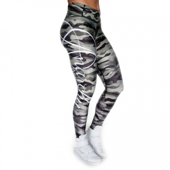 Kolla in Commando Leggings, grey/mixed, Anarchy Apparel hos SportGymButiken.se