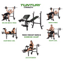 Träningsbänk Weight Bench WB40, Tunturi