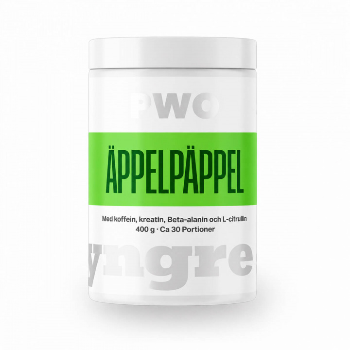 Kolla in Tyngre PWO, 400 g, Äppelpäppel hos SportGymButiken.se