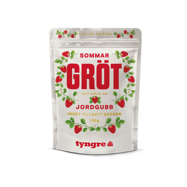 Kolla Tyngre Grötmix, 750 g, Mannagrynsgröt med jordgubbar hos SportGymButiken.s