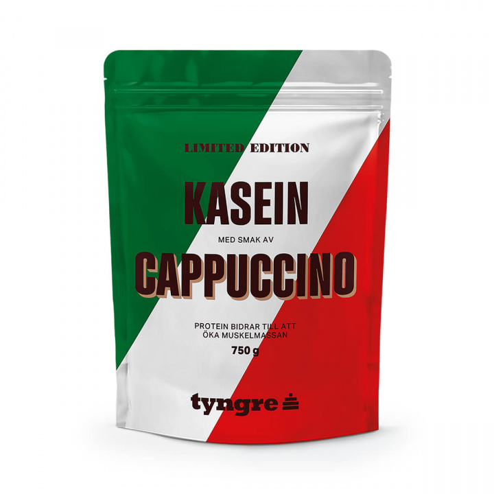 Kolla in Tyngre Kasein, 750 g, Cappuccino hos SportGymButiken.se
