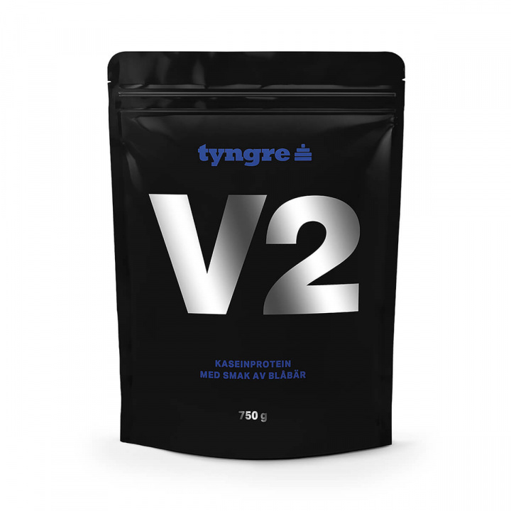 Kolla in Tyngre Kasein, 750 g, Sampe V2 Blåbär hos SportGymButiken.se
