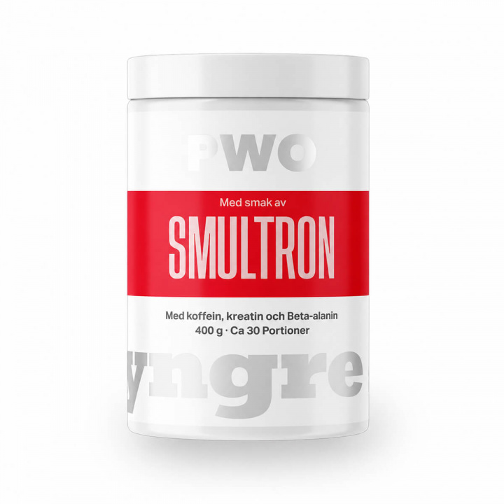 PWO, 400 g, Smultron i gruppen Kosttillskott / Prestationshöjare & PWO hos Sportgymbutiken.se (TY-92307)