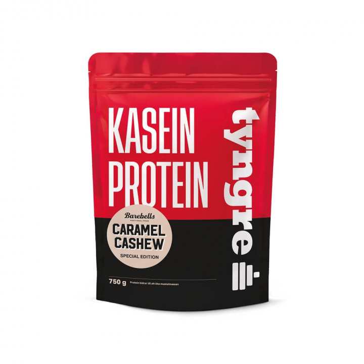 Kolla in Tyngre Kasein, 750 g, Caramel Cashew hos SportGymButiken.se