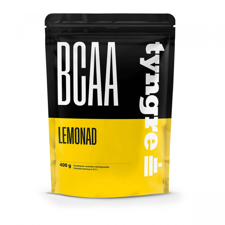 BCAA Lemonad, 400 g, Tyngre i gruppen Kosttillskott / Aminosyror hos Sportgymbutiken.se (TY-BCAA400-1r)