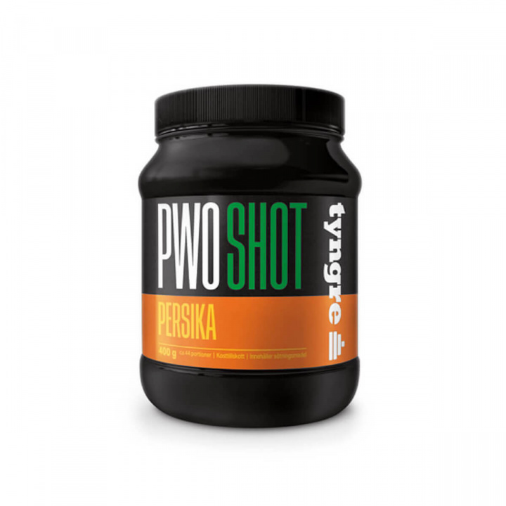 Kolla in PWO Shot, 400 g, Tyngre hos SportGymButiken.se