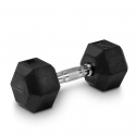 Hexhantel gummi, 35 kg