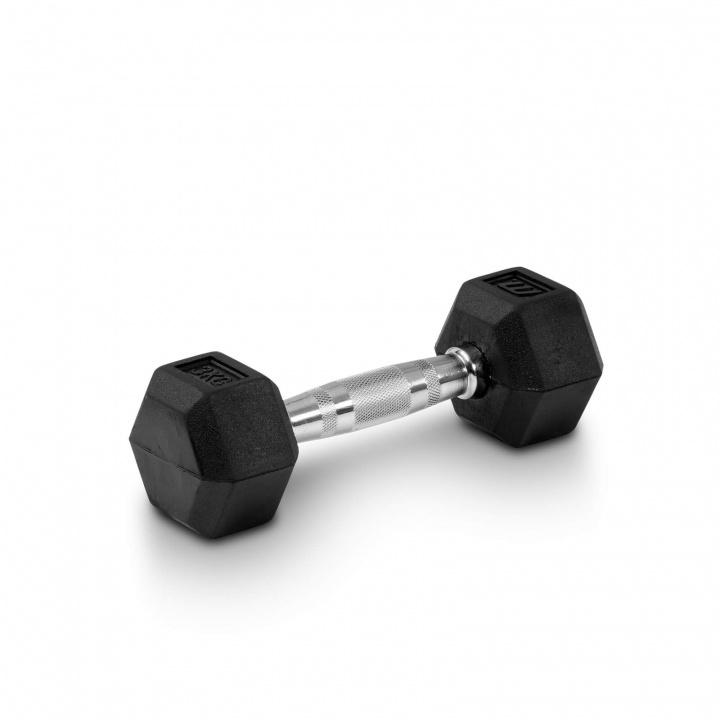 Kolla in Hexhantel gummi, 3 kg hos SportGymButiken.se