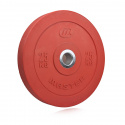 Bumper Plate, 25 kg, röd