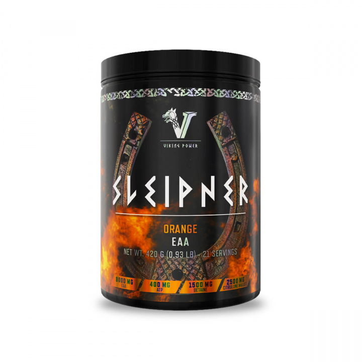 Viking Power, Sleipner EAA Orange, 420g i gruppen Kosttillskott / Aminosyror hos Sportgymbutiken.se (VP-15601-O)