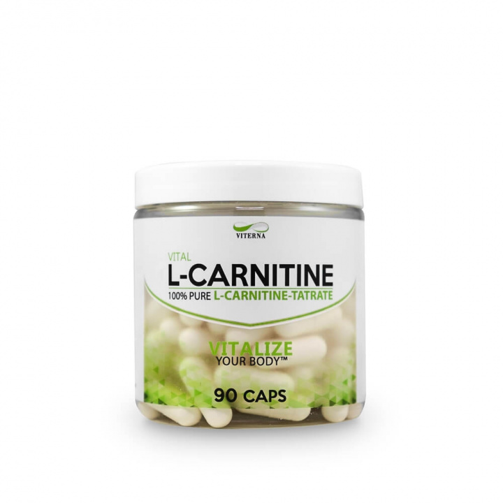 Kolla L-Carnitine, 90 kapslar, Viterna hos SportGymButiken.se