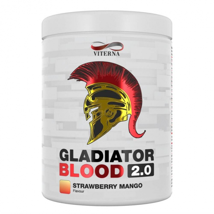Kolla Gladiator Blood 2.0, 460 g, Strawberry Mango hos SportGymButiken.se