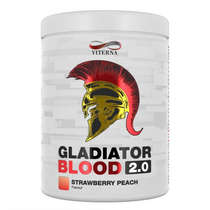 Kolla Gladiator Blood 2.0, 460 g, Strawberry Peach hos SportGymButiken.se