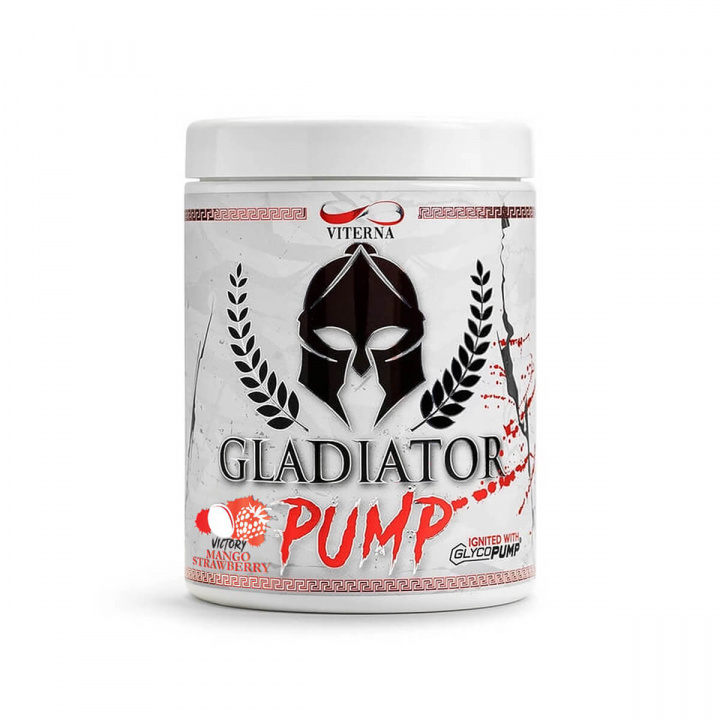 Gladiator Pump, 460 g, Strawberry Mango i gruppen Kosttillskott / Prestationshöjare & PWO hos Sportgymbutiken.se (VT-GPSM)