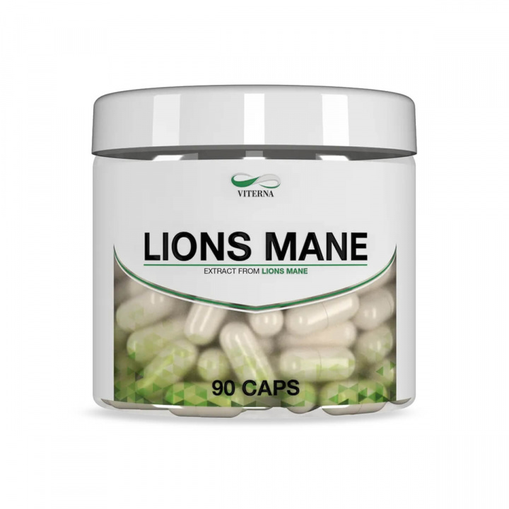 Lions Mane, 90 kapslar i gruppen Kosttillskott / Vitaminer & Mineraler hos Sportgymbutiken.se (VT-LM90)