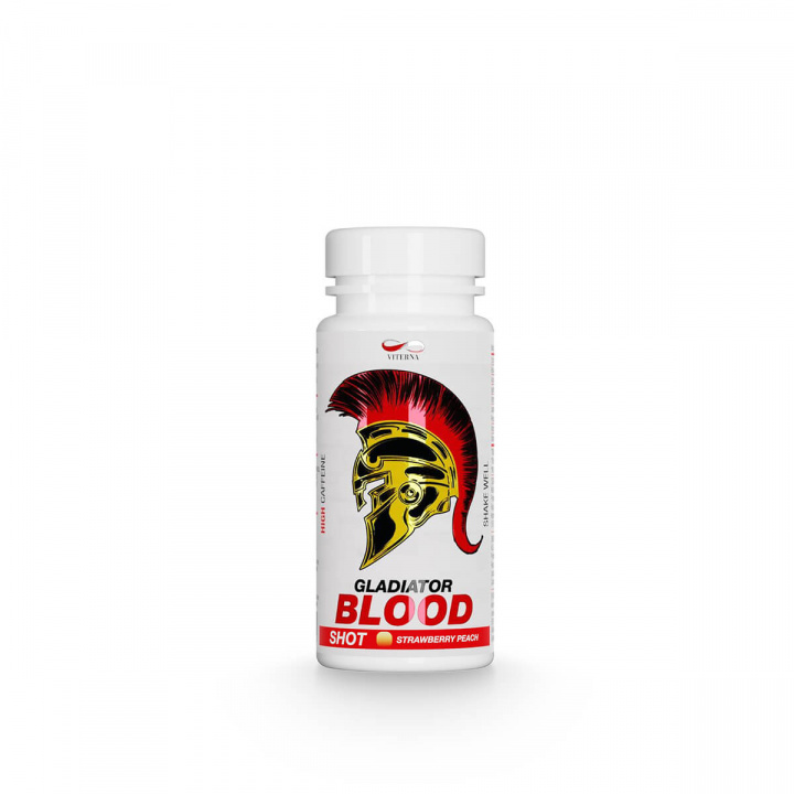 Kolla in Gladiator Blood Shot, 60 ml, Strawberry Peach hos SportGymButiken.se