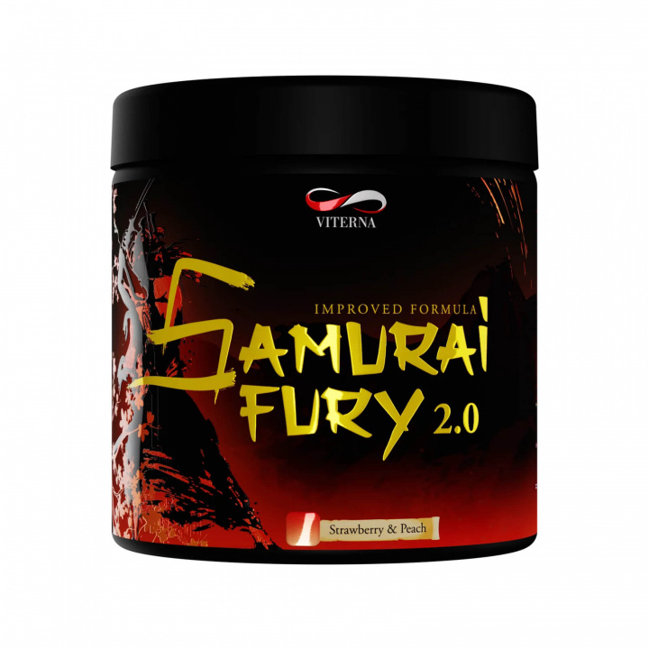 Kolla in Samurai Fury 2.0, 375 g, Strawberry Peach hos SportGymButiken.se