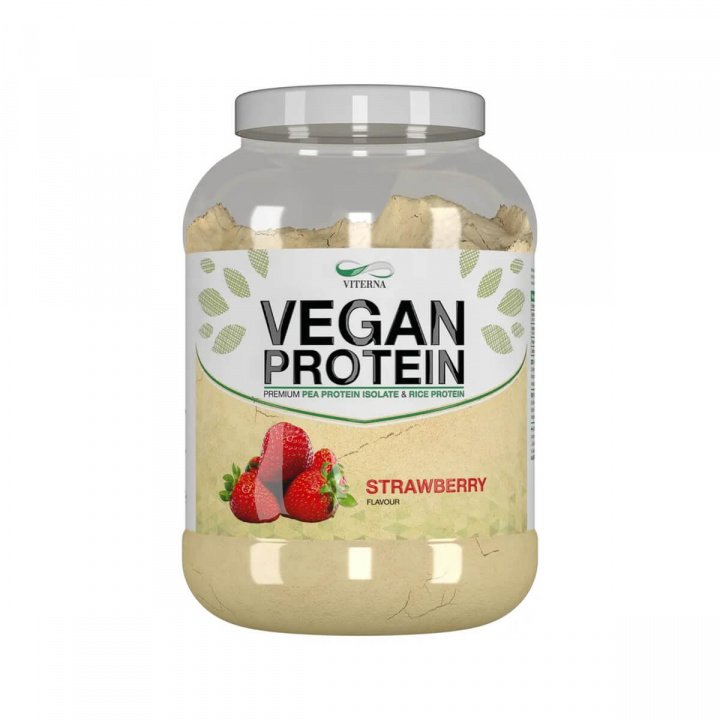 Vegan Protein, 900 g, Viterna i gruppen Kosttillskott / Proteinpulver / Vegetariskt hos Sportgymbutiken.se (VT-VP9r)