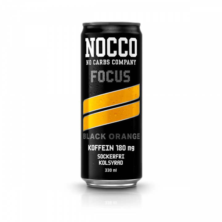 Kolla NOCCO Focus, 330 ml, Black Orange hos SportGymButiken.se