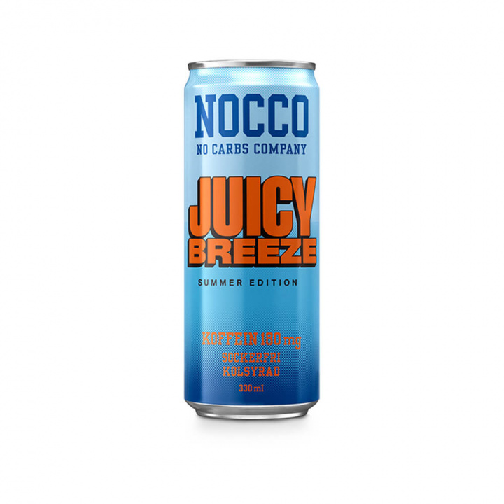 Kolla NOCCO BCAA, 330 ml, Juicy Breeze hos SportGymButiken.se