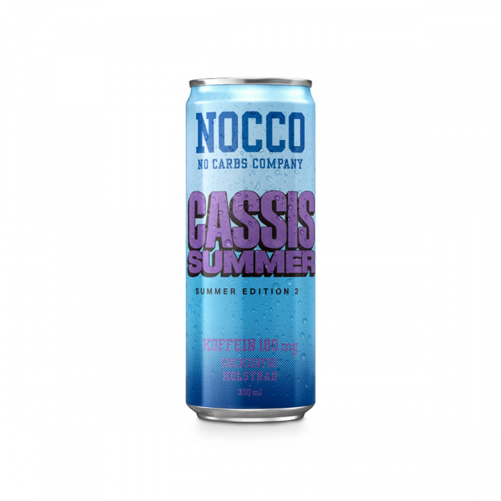 Kolla NOCCO BCAA, 330 ml, Cassis Summer hos SportGymButiken.se