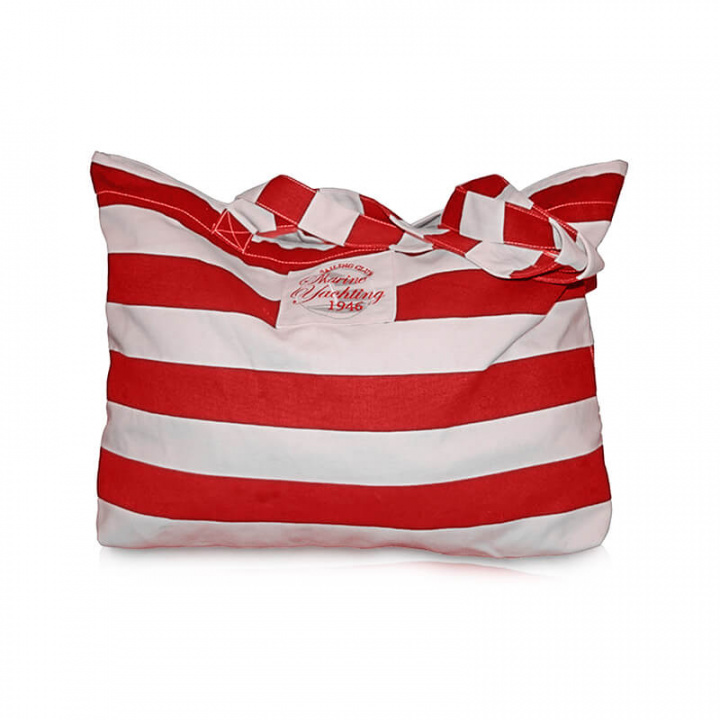 Kolla in Big Beach Bag, red comb, Marine hos SportGymButiken.se