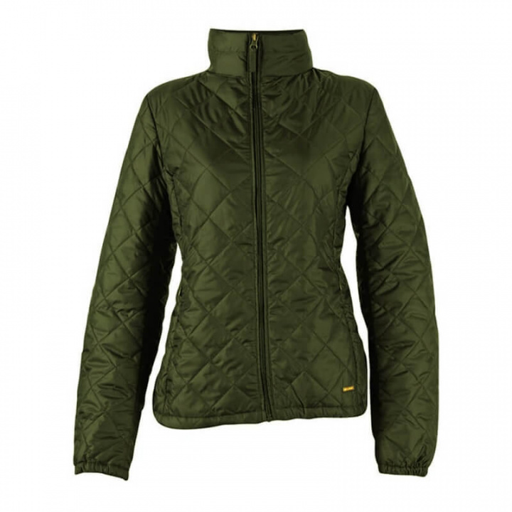 Kolla in Quilted Jacket, spruce green, Marine hos SportGymButiken.se